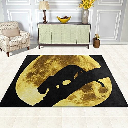 Tapis Panthère multicolore 203x147 cm variant 1 