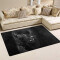 Tapis Panthère noir 153x100 cm - miniature
