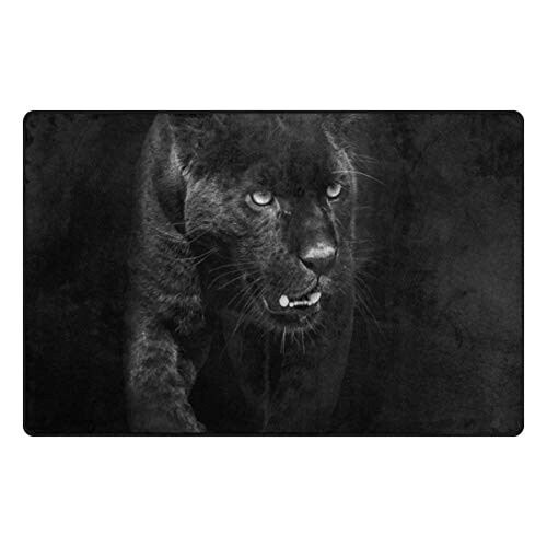 Tapis Panthère noir 153x100 cm variant 0 
