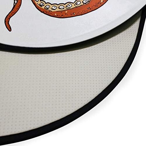 Tapis Pieuvre multicolore rond 92x92 cm variant 1 