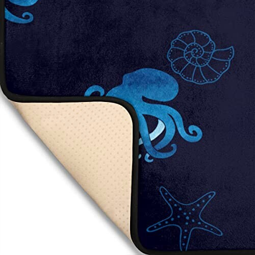 Tapis Pieuvre multicolore 99x152 cm variant 2 