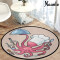 Tapis Pieuvre multicolore rond 90 cm - miniature variant 4