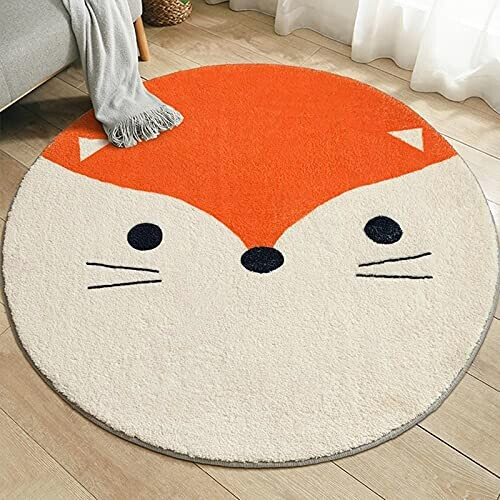 Tapis Renard fox rond 200x200 cm