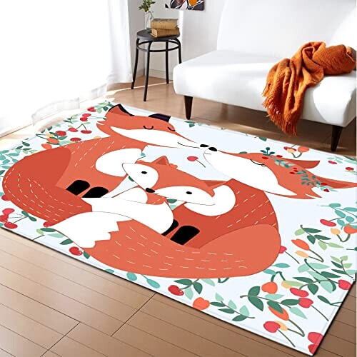 Tapis Renard bébé 50x80 cm