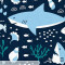 Tapis Requin multi rond 100x100 cm - miniature variant 5