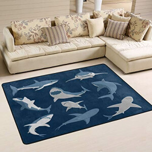 Tapis Requin multicolore 91x61 cm