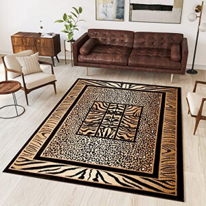 Tapis Tigre marron noir 160x230 cm