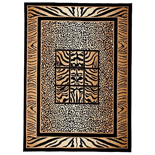 Tapis Tigre marron noir 160x230 cm variant 0 