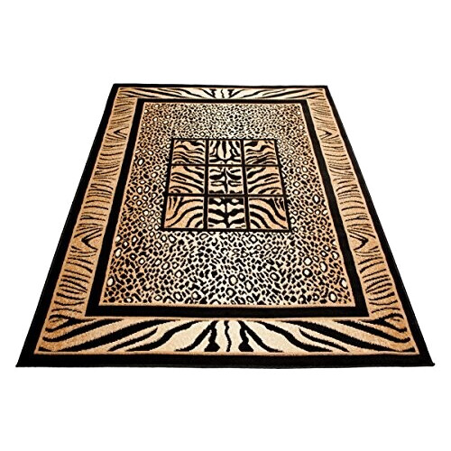Tapis Tigre marron noir 160x230 cm variant 4 