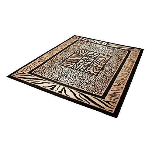 Tapis Tigre marron noir 160x230 cm variant 5 