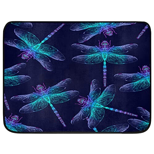 Tapis Libellule multicolore 160x122 cm variant 0 