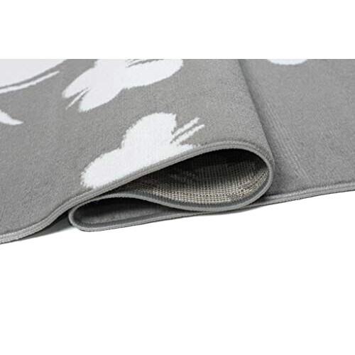 Tapis Papillon blanc gris 120x170 cm variant 4 