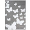 Tapis Papillon blanc gris 120x170 cm - miniature variant 1