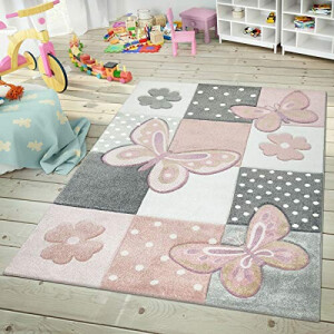 Tapis Papillon multicolore 140x200 cm