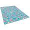 Tapis Papillon turquoise. 100x100 cm - miniature variant 1