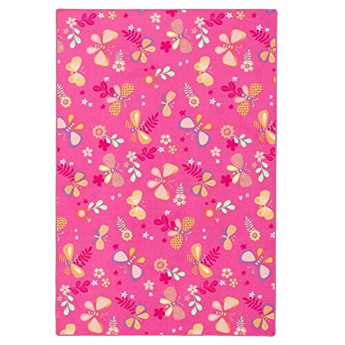 Tapis Papillon rosa 80x160 cm variant 3 