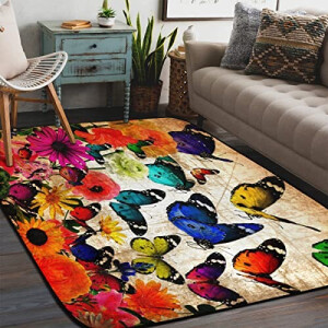 Tapis Papillon multicolore 122x183 cm