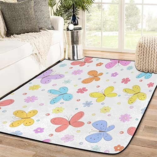 Tapis Papillon multicolore 122x183 cm variant 4 