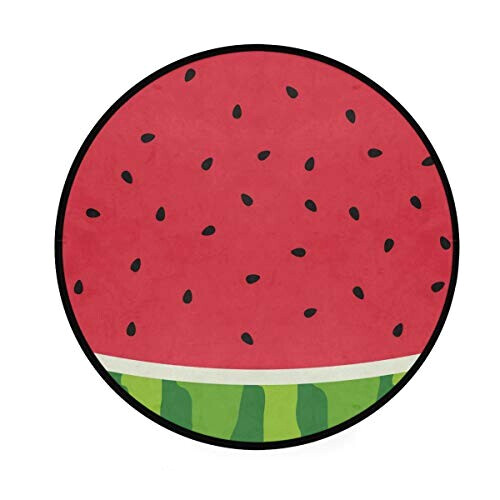Tapis Pastèque multicolore rond 92x92 cm variant 0 