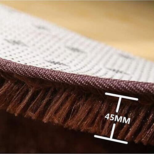 Tapis rouge rond 120 cm variant 2 