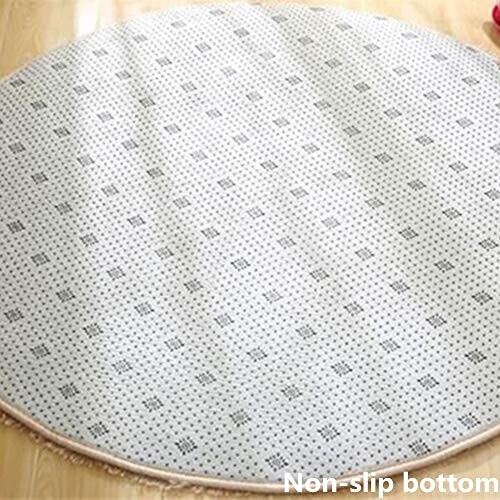 Tapis rouge rond 120 cm variant 3 