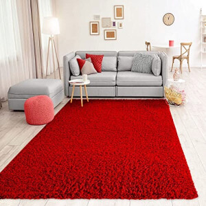 Tapis rouge 140x200 cm