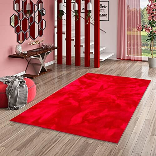 Tapis rouge 120x170 cm