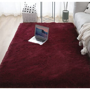 Tapis rouge vin 80x160 cm