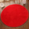 Tapis rouge rond 60 cm - miniature