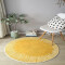 Tapis jaune rond 80 cm - miniature variant 1