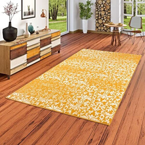 Tapis jaune 80x150 cm