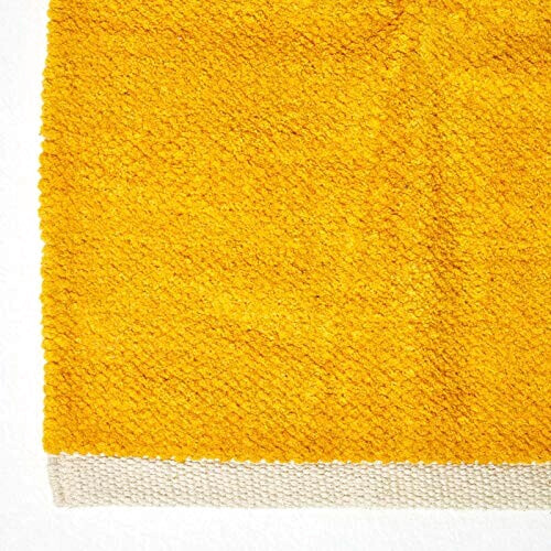 Tapis jaune moutarde 45x70 cm variant 1 