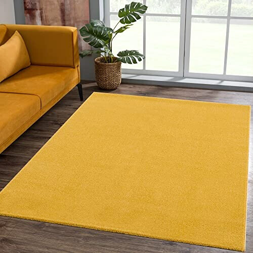 Tapis jaune 120x170 cm