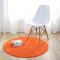 Tapis orange rond 100 cm - miniature