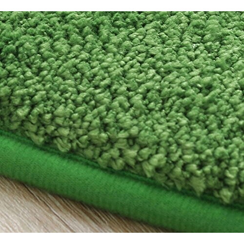 Tapis orange rond 100 cm variant 1 