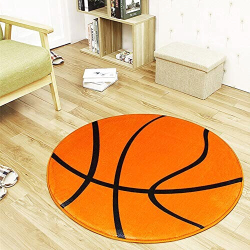 Tapis orange basket rond 60 cm