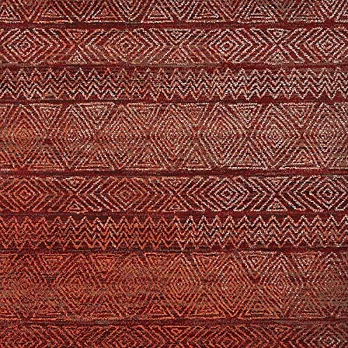Tapis orange rouge 160x230 cm variant 3 