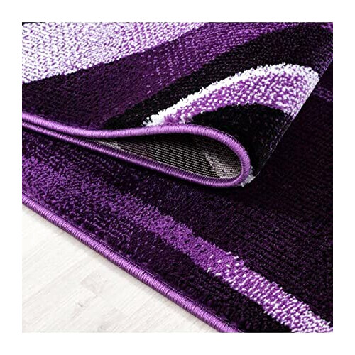 Tapis violet schwarz - lila - weiss 120x170 cm variant 1 