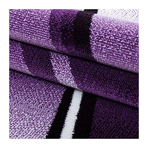 Tapis violet schwarz - lila - weiss 120x170 cm variant 2 