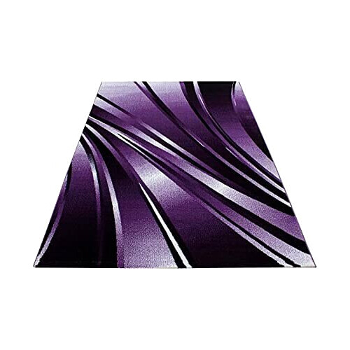 Tapis violet schwarz - lila - weiss 120x170 cm variant 3 