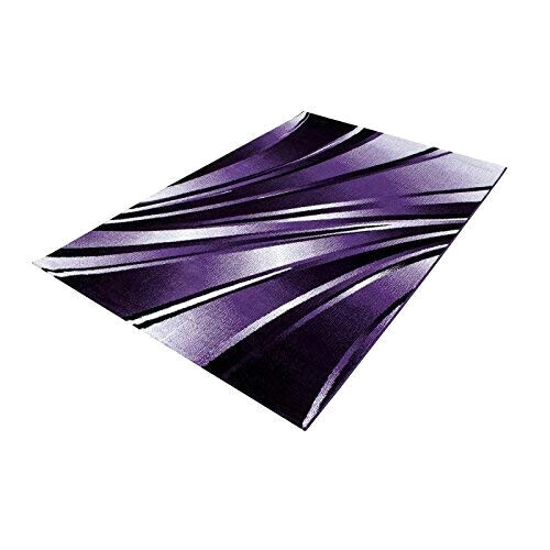 Tapis violet schwarz - lila - weiss 120x170 cm variant 4 