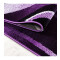 Tapis violet schwarz - lila - weiss 120x170 cm - miniature variant 2