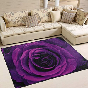 Tapis violet multicolore 203x147.3 cm