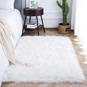 Tapis blanc 60x90 cm