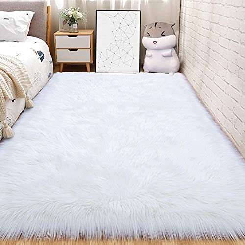 Tapis blanc 75x120 cm