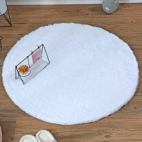 Tapis blanc 90x90 cm variant 1 