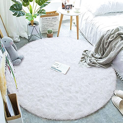 Tapis blanc 4 cm variant 1 