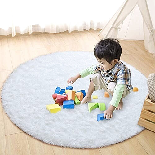 Tapis blanc 4 cm variant 5 