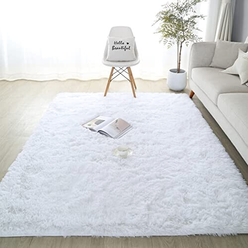 Tapis blanc 120x160 cm variant 4 