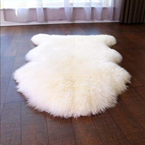 Tapis blanc 90x60 cm